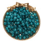 8mm Glass Crackle Spacer Beads