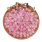8mm Glass Crackle Spacer Beads