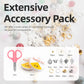 28-Color Glass Beads Bracelet Making Kit