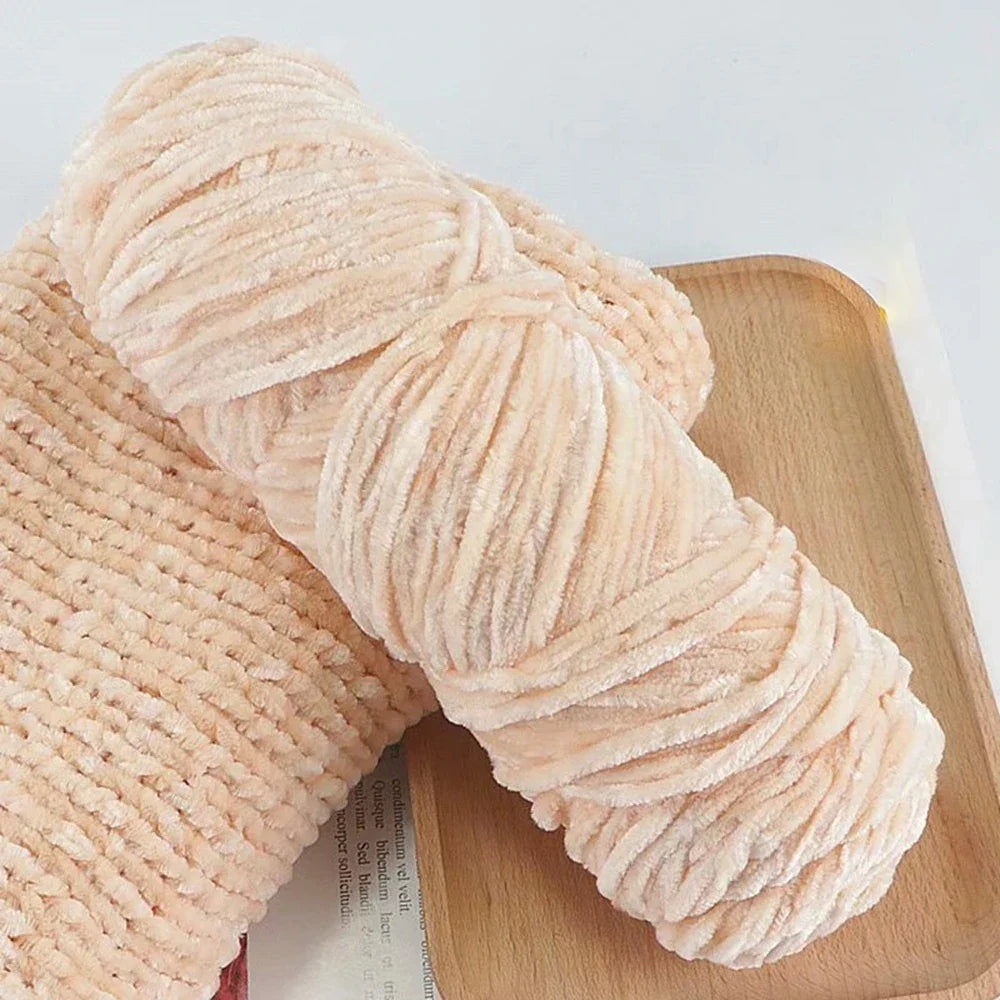 95g Chenille Soft Velvet Yarn