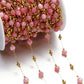 Mixed Stainless Steel Stone Bead Jewelry Chain