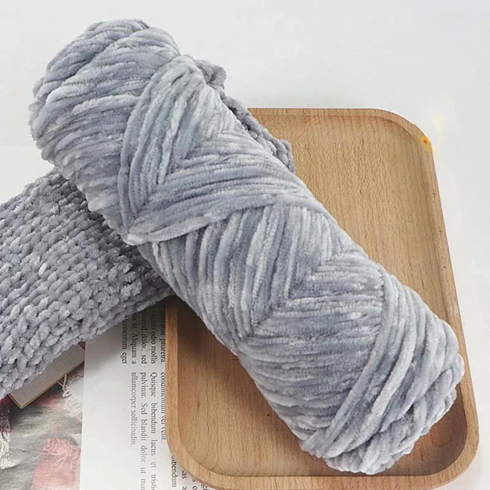 95g Chenille Soft Velvet Yarn