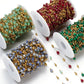 Mixed Stainless Steel Stone Bead Jewelry Chain