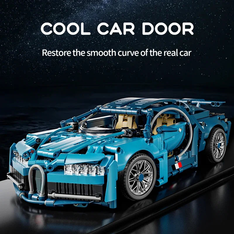 1280-Piece Technical Racing Sports Car Building Set