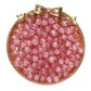 8mm Glass Crackle Spacer Beads