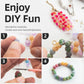 28-Color Glass Beads Bracelet Making Kit