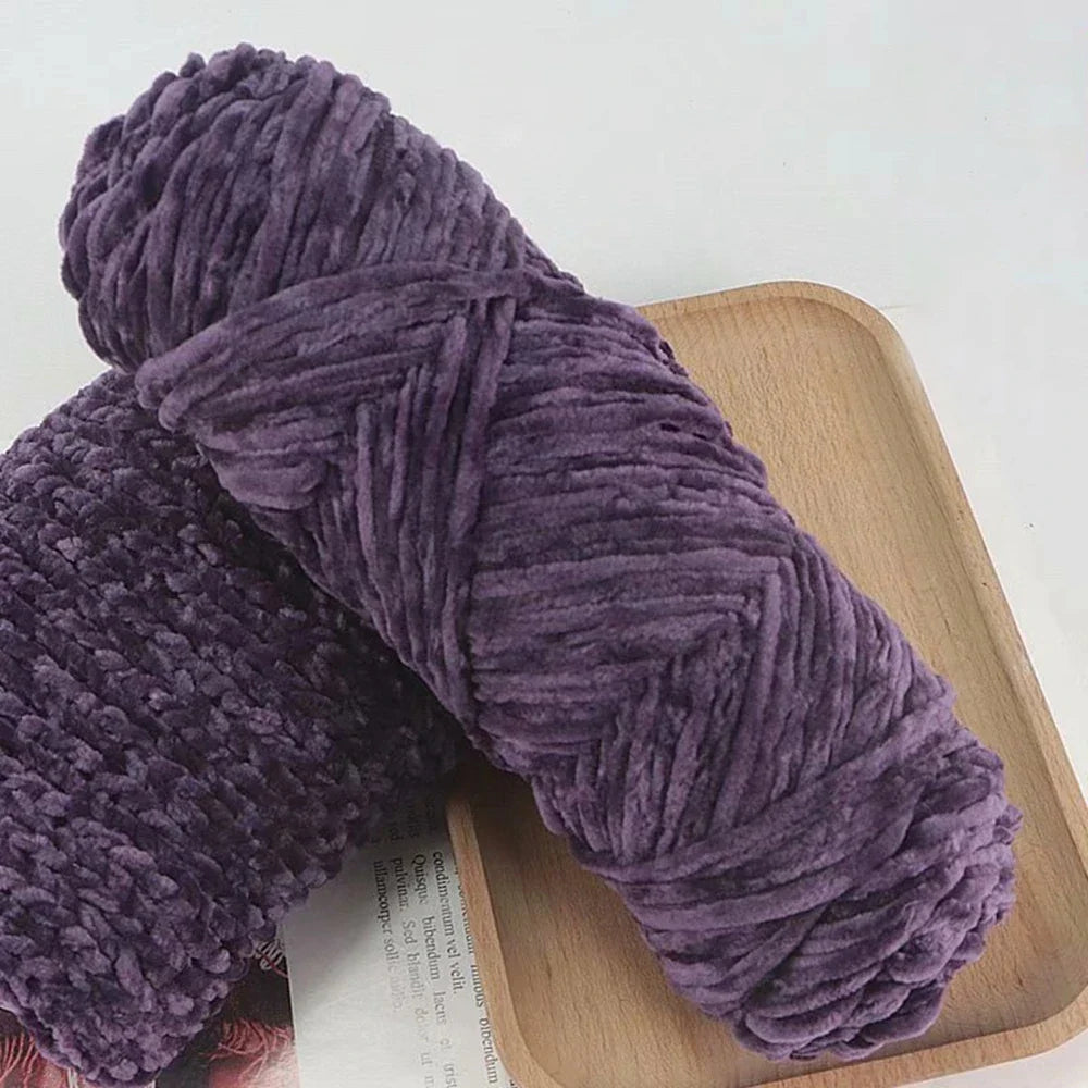 95g Chenille Soft Velvet Yarn