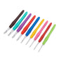Ergonomic Colorful Rubber Handle Crochet Hook