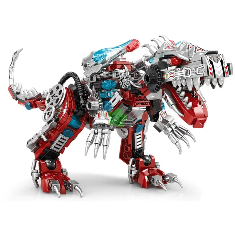 2-in-1 Jurassic Indominus Rex Building Blocks Set