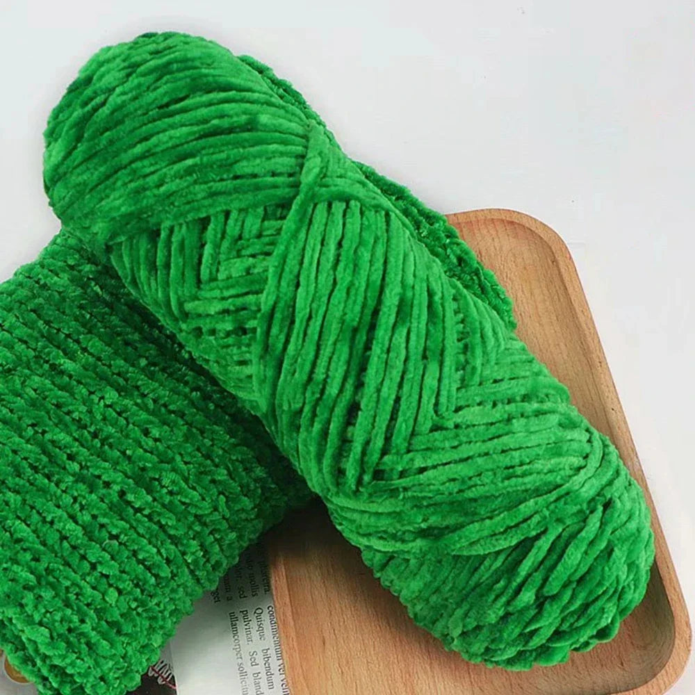 95g Chenille Soft Velvet Yarn