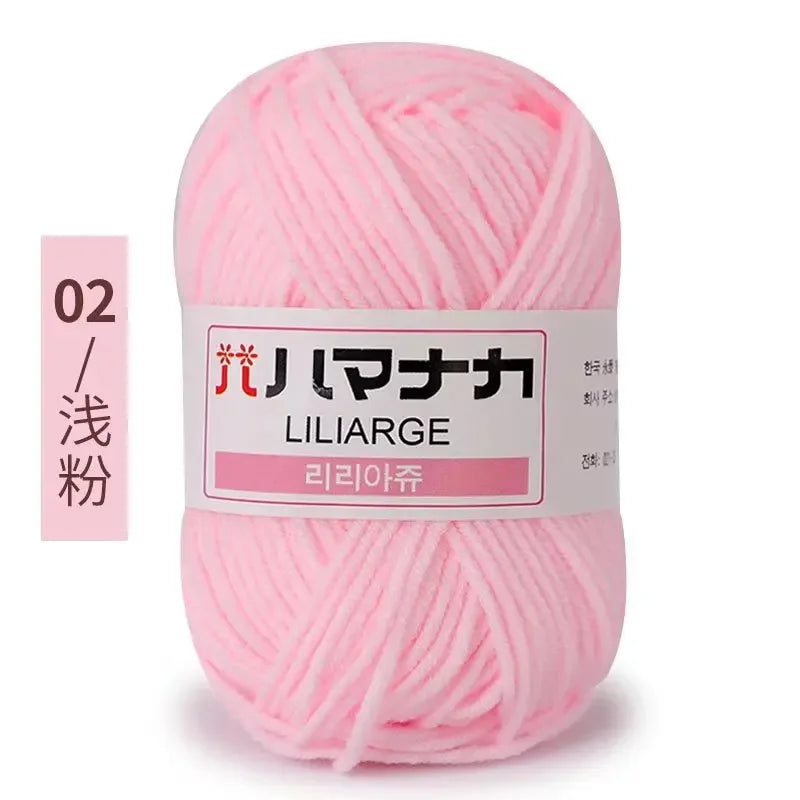 Soft Cotton Velvet Baby Knitting Yarn