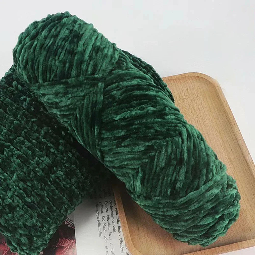 95g Chenille Soft Velvet Yarn