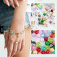 28-Color Glass Beads Bracelet Making Kit