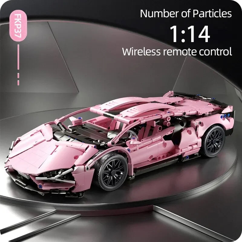 1280-Piece Technical Racing Sports Car Building Set