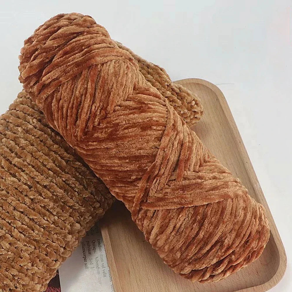 95g Chenille Soft Velvet Yarn