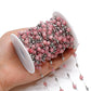 Mixed Stainless Steel Stone Bead Jewelry Chain