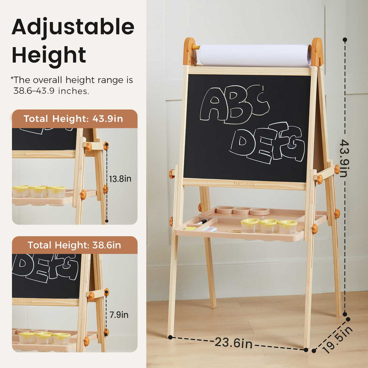Caramel Magnetic Easel for Kids