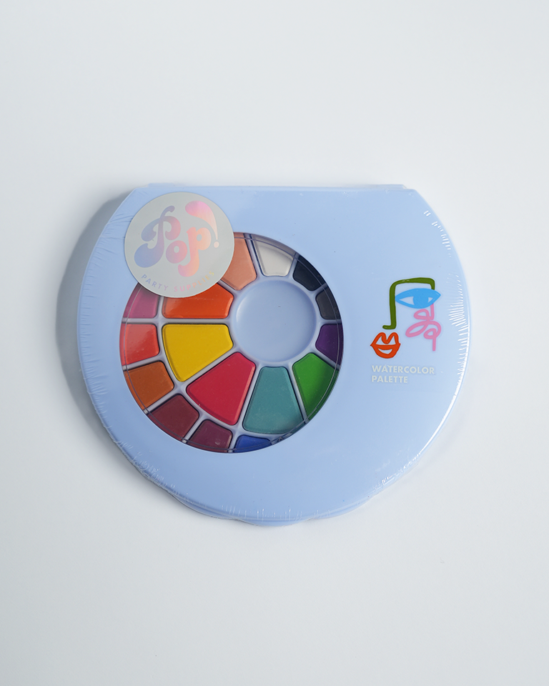 24-Color Watercolor Palette Party Favors