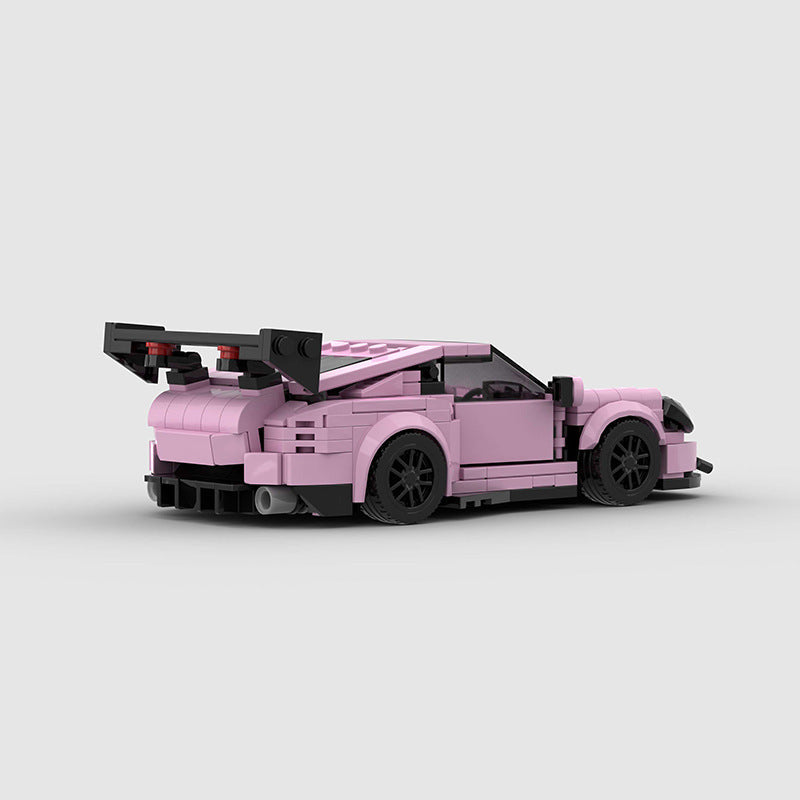 Small Particle Racing Car Building Blocks