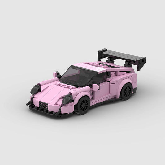 Small Particle Racing Car Building Blocks