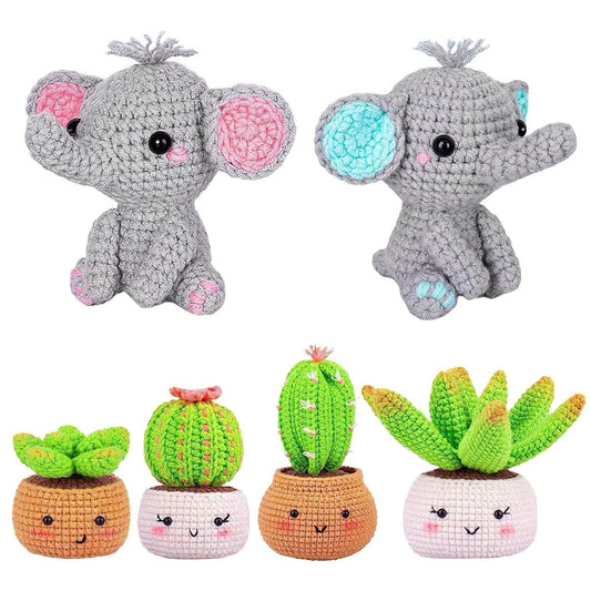 Crochet Kit for Beginners DIY Knitting Supplies