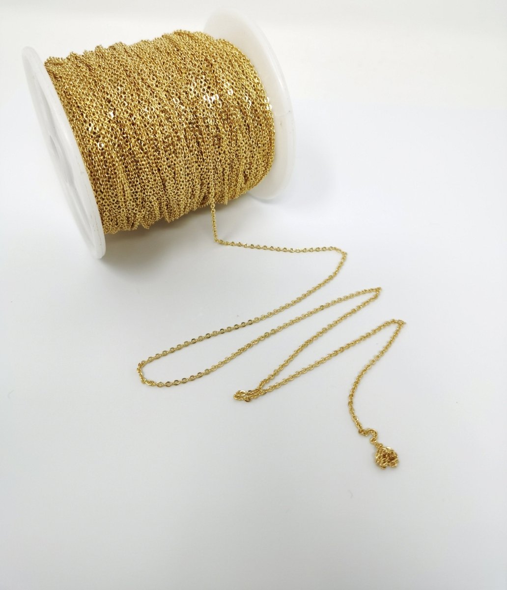 Dainty 16K Gold Filled Chain by Yard