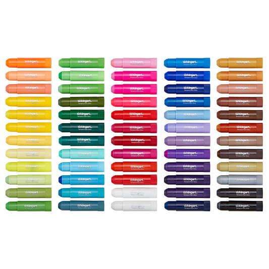 60-Color Tempera Paint Sticks
