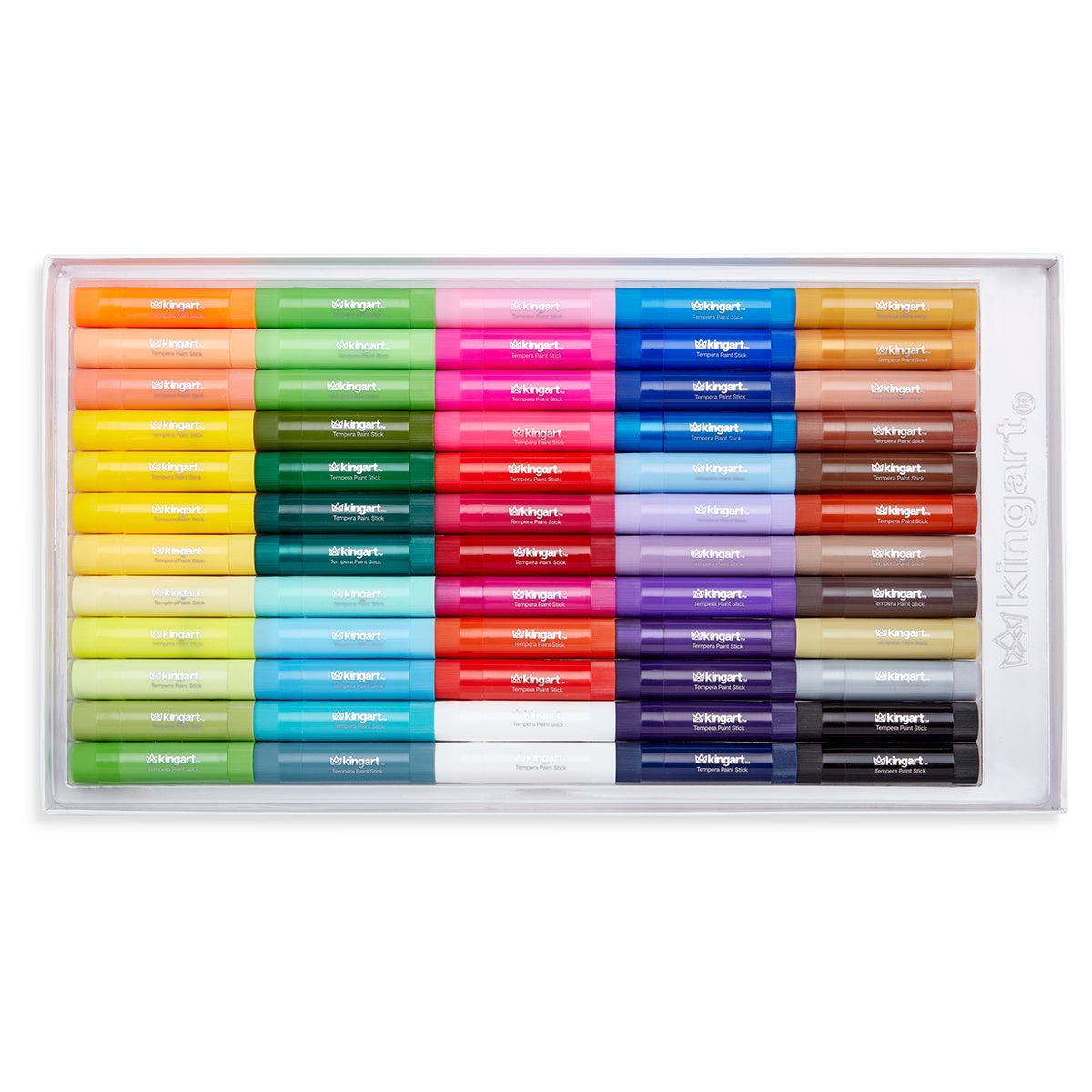 60-Color Tempera Paint Sticks