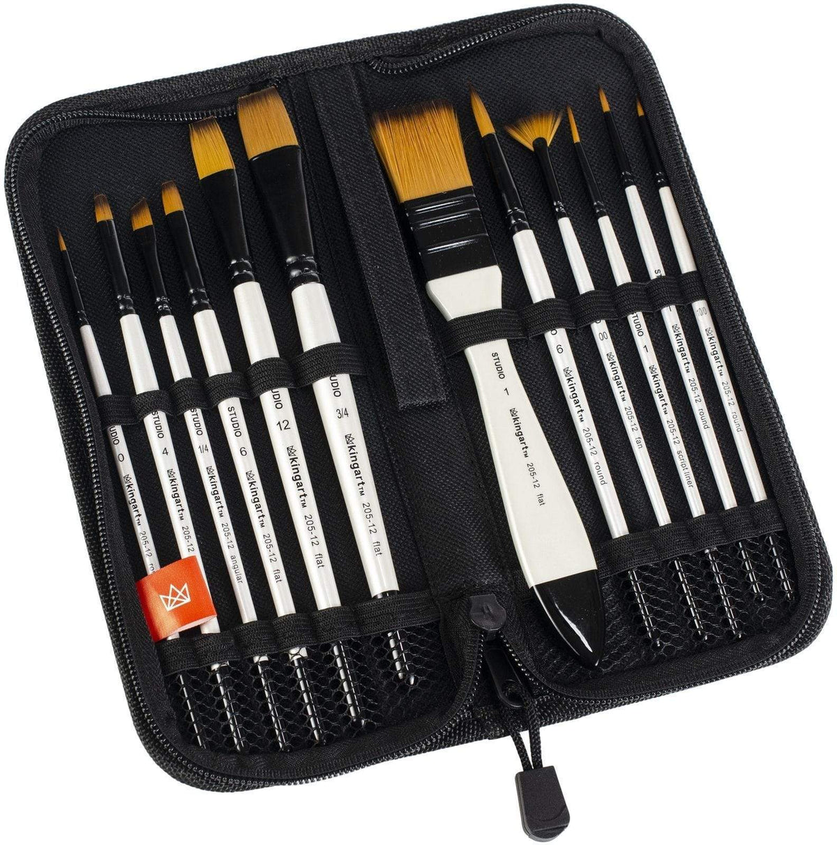 Studio Gold Nylon Brush Set 12-Piece