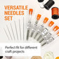 Large Eye Sharp Sewing Needles 60-Piece Set