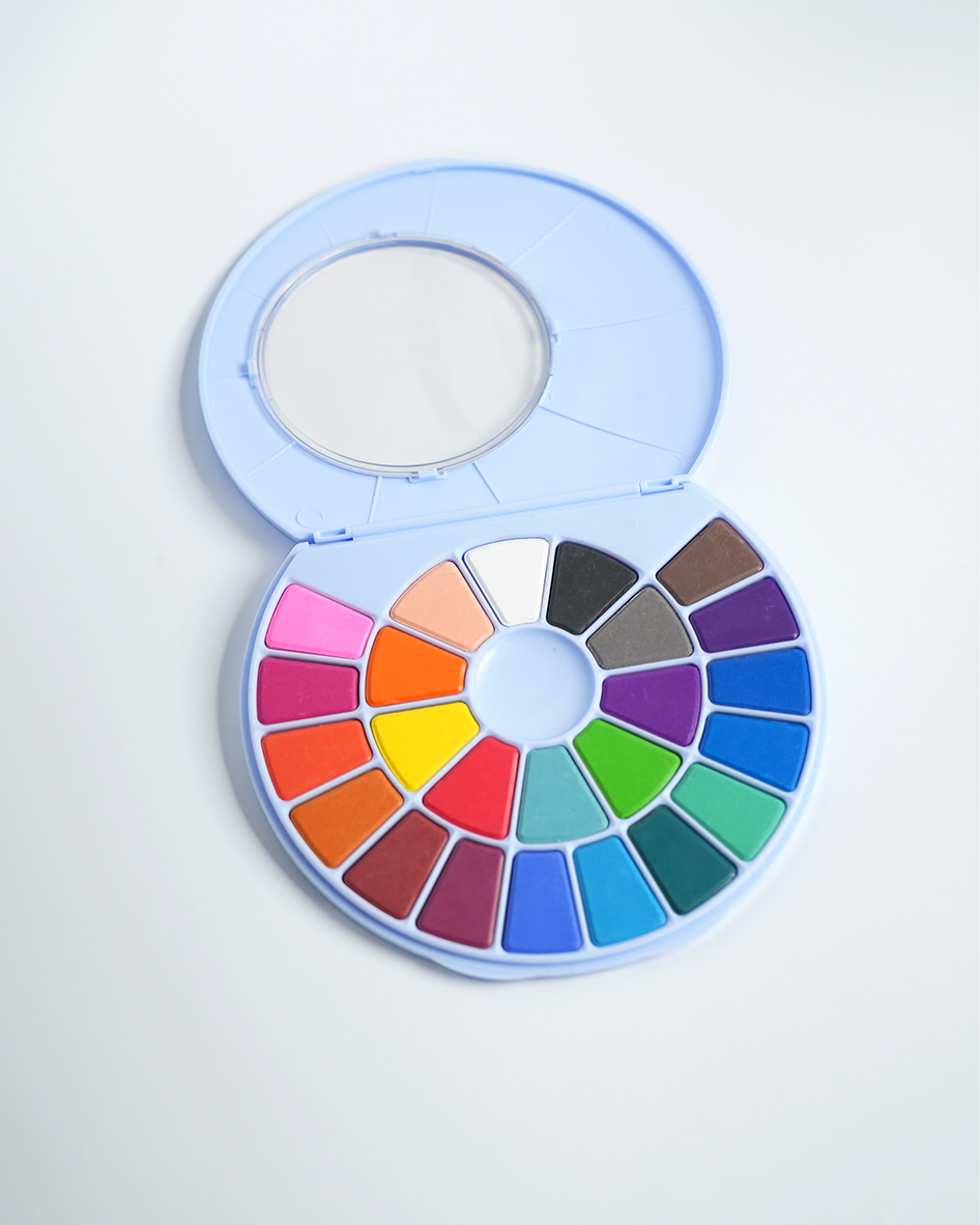 24-Color Watercolor Palette Party Favors