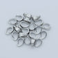 Silver Open Jump Ring White Gold Filled