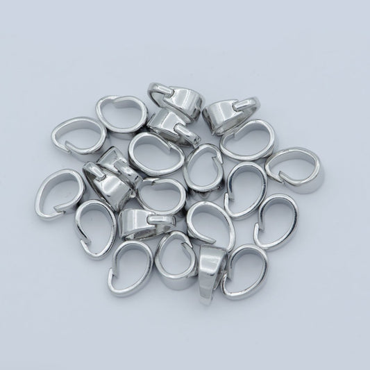 Silver Open Jump Ring White Gold Filled